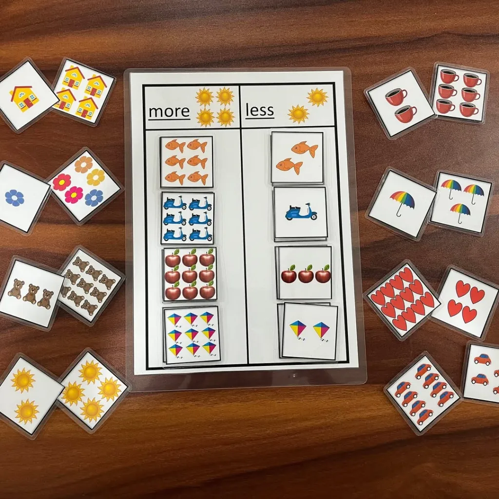 Wanna teach your child pre math conceptsThese are sorting mats in the array of 4✨🧠Dm To Order!!.webp