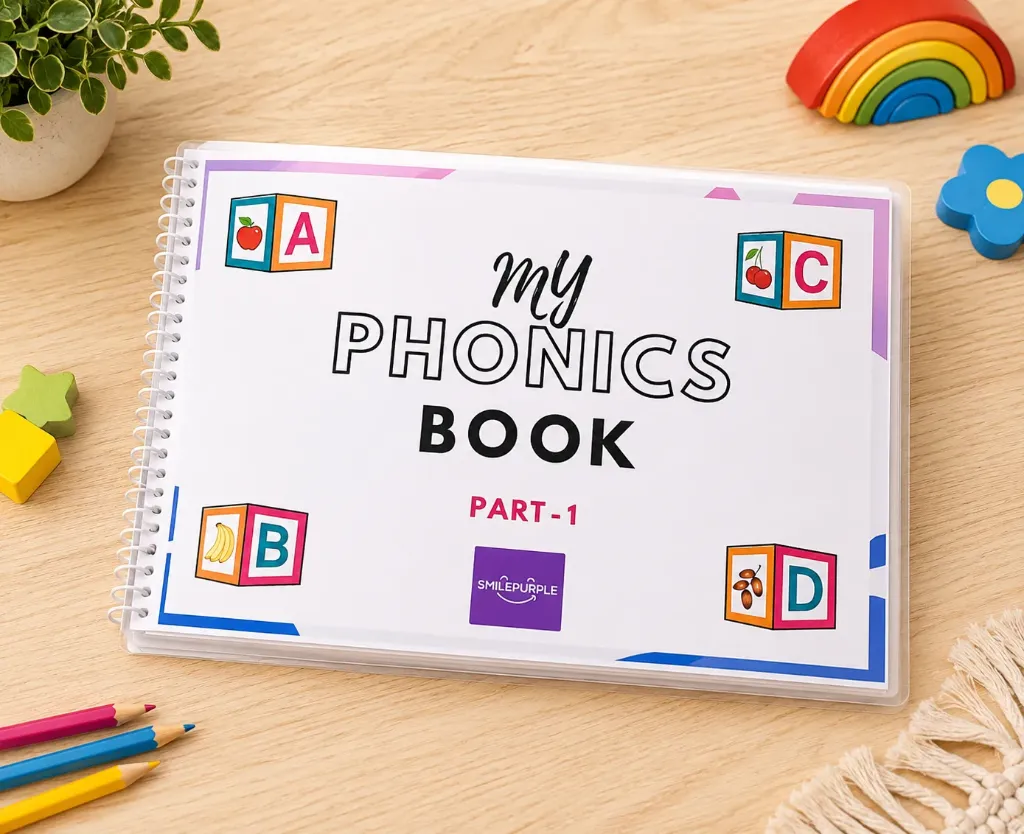 English Phonics Activity Book – Volume 1 (A–I)